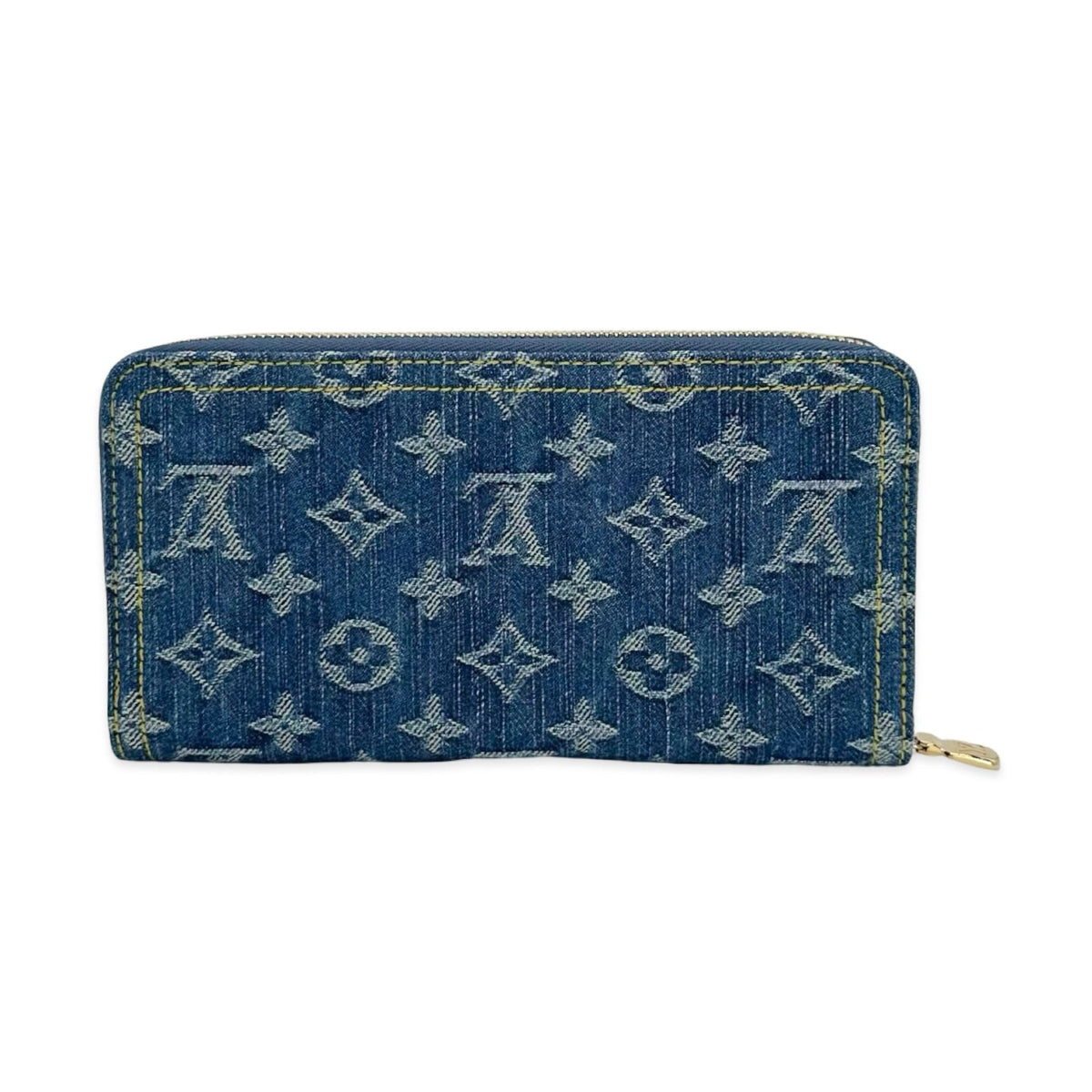 Louis Vuitton Monogram Denim Cherries Zippy Wallet