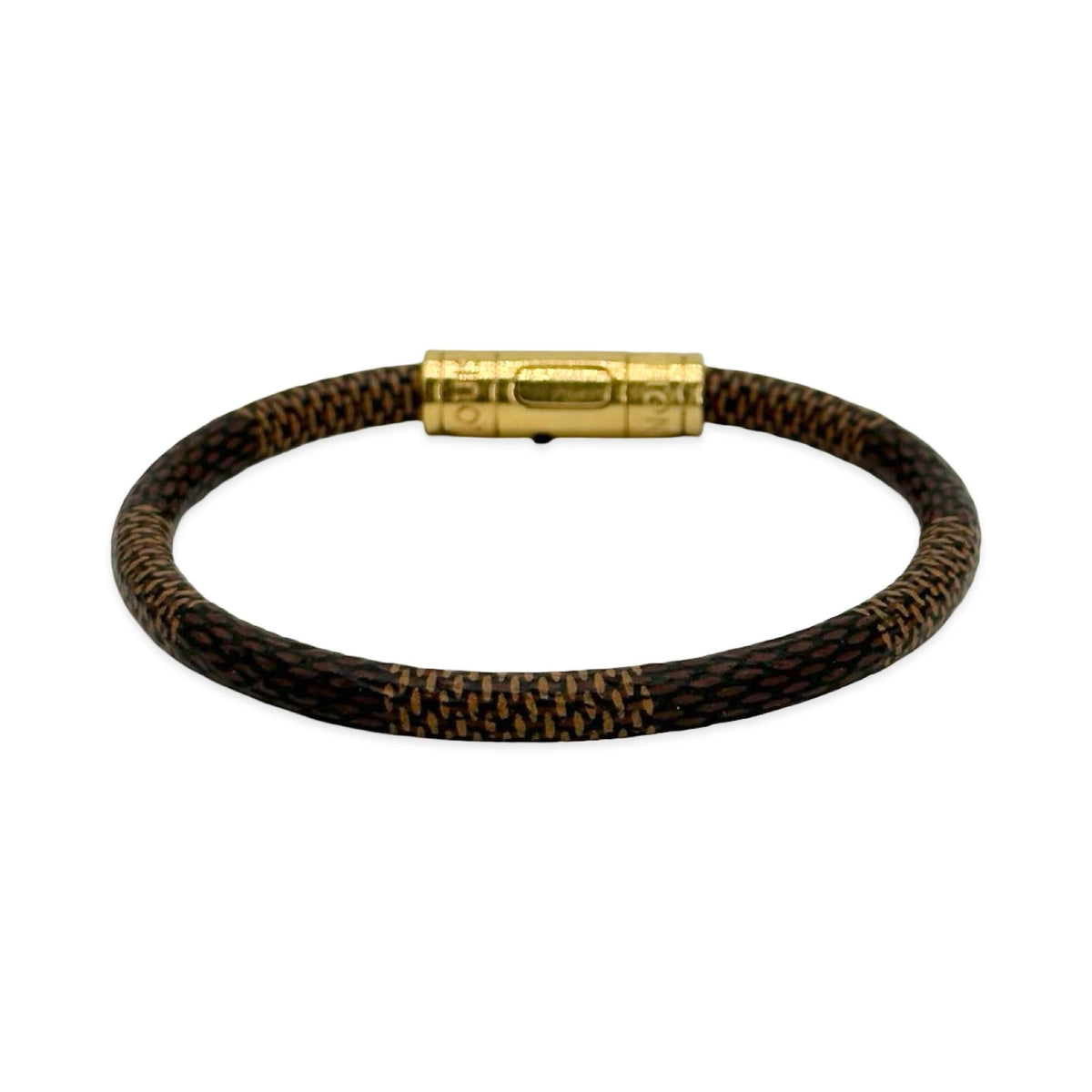 Louis Vuitton Damier Ebene Keep It Bracelet