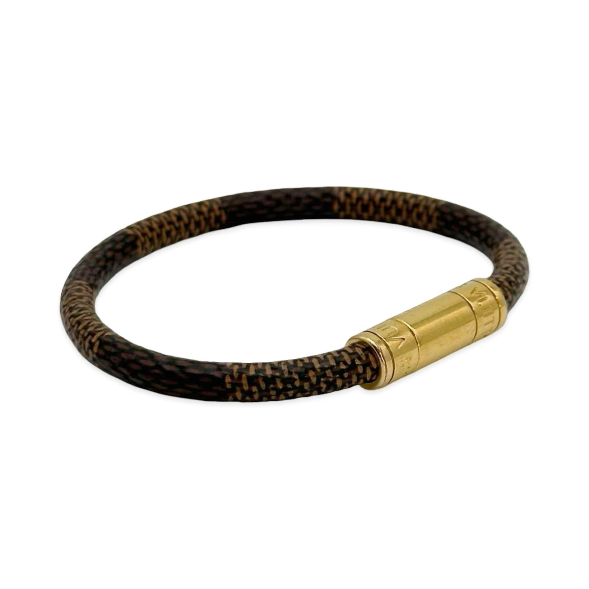 Louis Vuitton Damier Ebene Keep It Bracelet