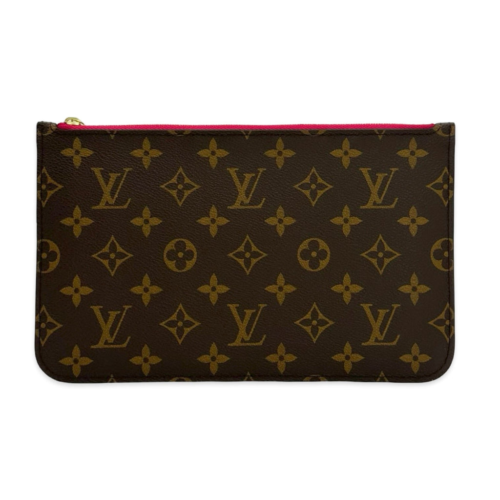 Louis Vuitton Monogram Neverfull Pochette Wristlet