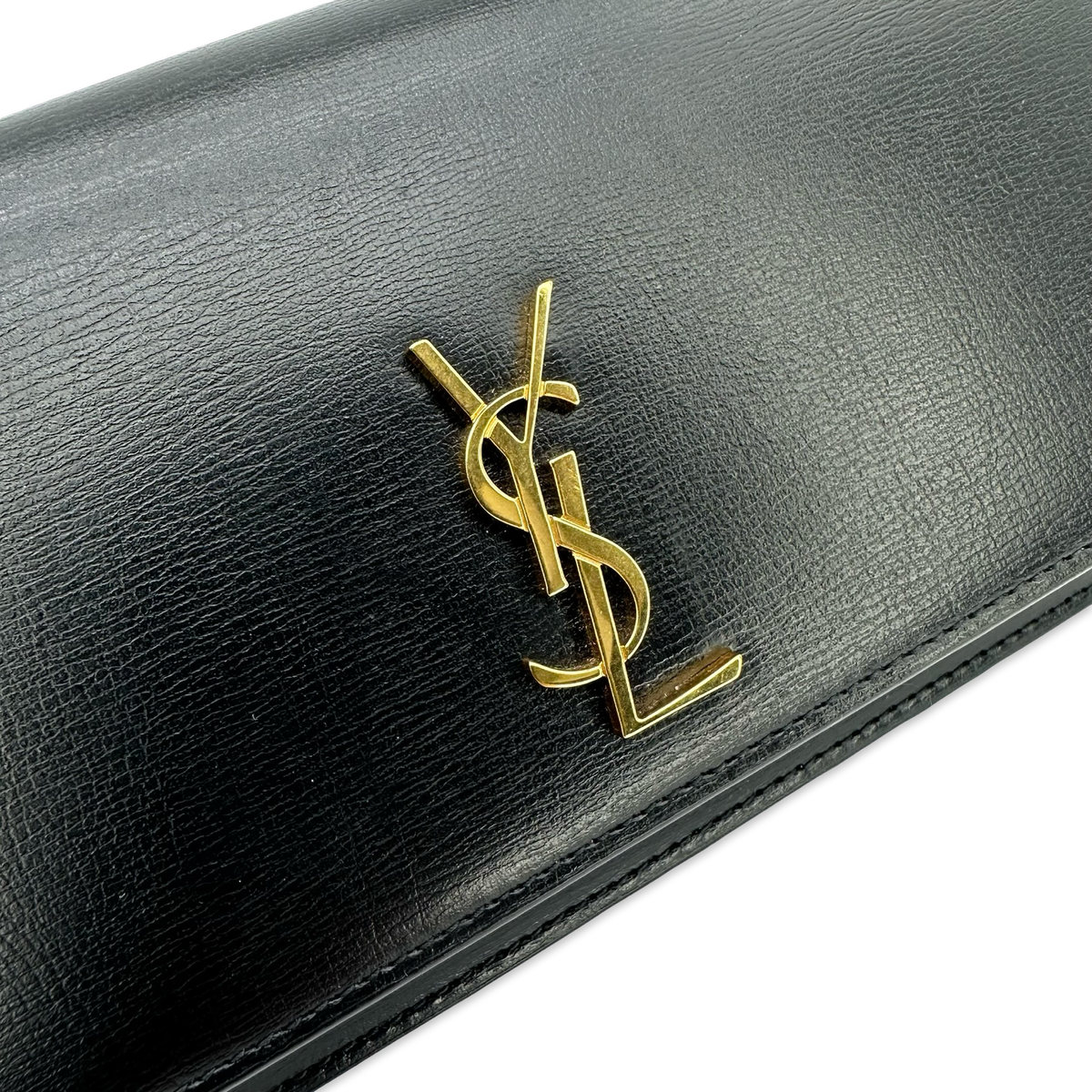Saint Laurent Calfskin Leather Crossbody Phone Case