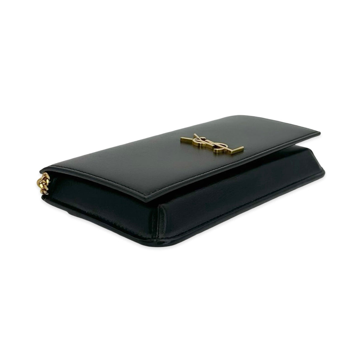 Saint Laurent Calfskin Leather Crossbody Phone Case