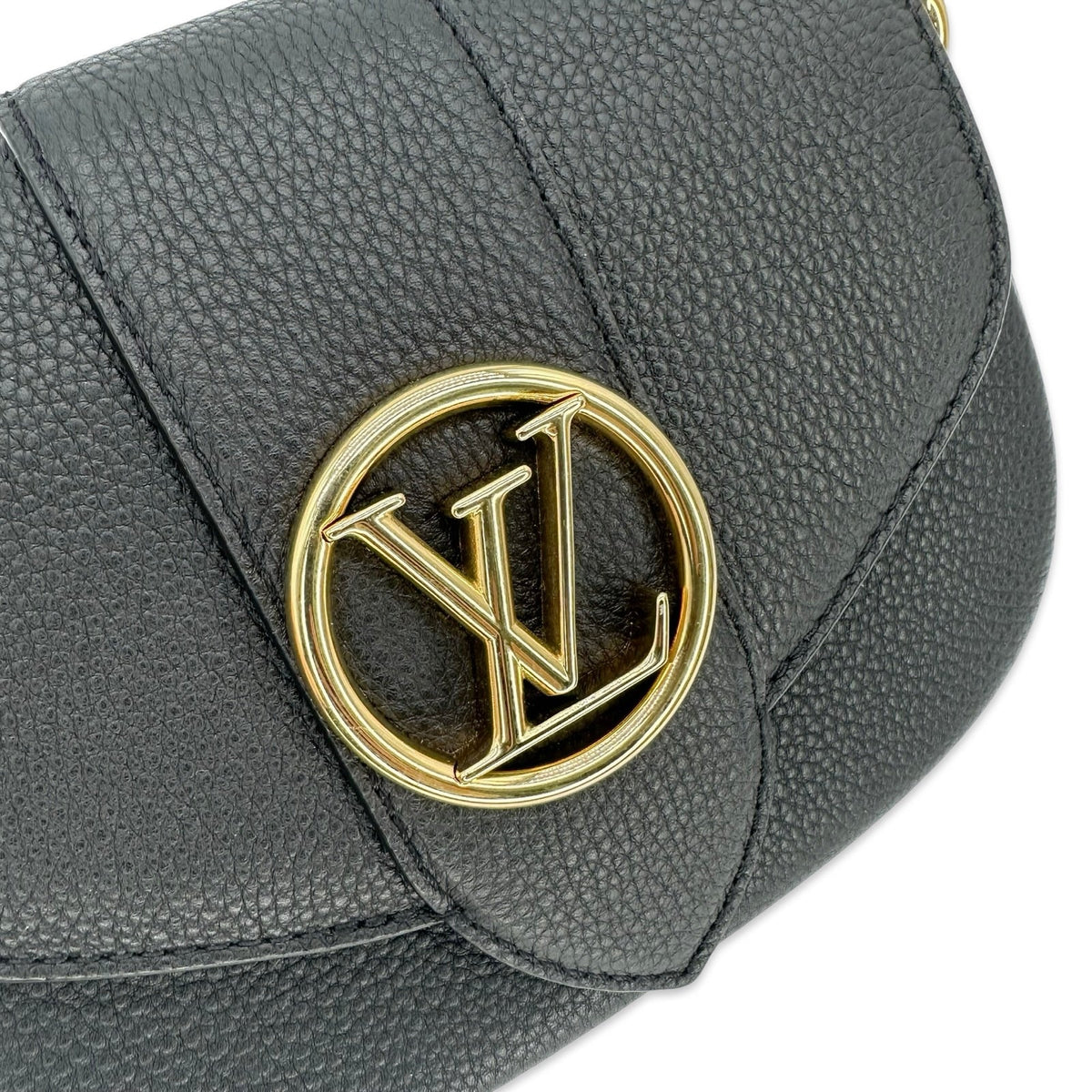Louis Vuitton Grained Calfskin Pont 9 Crossbody