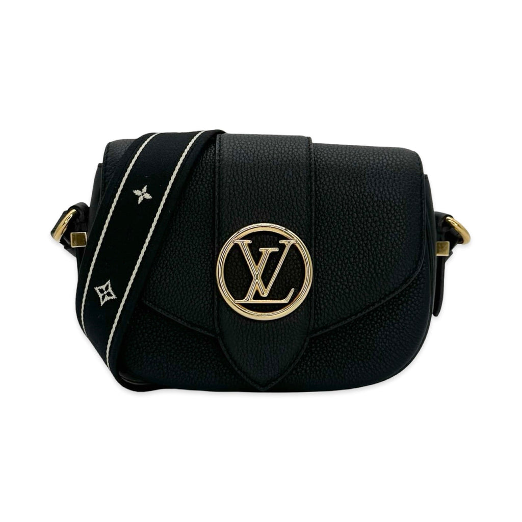 Louis Vuitton Grained Calfskin Pont 9 Crossbody