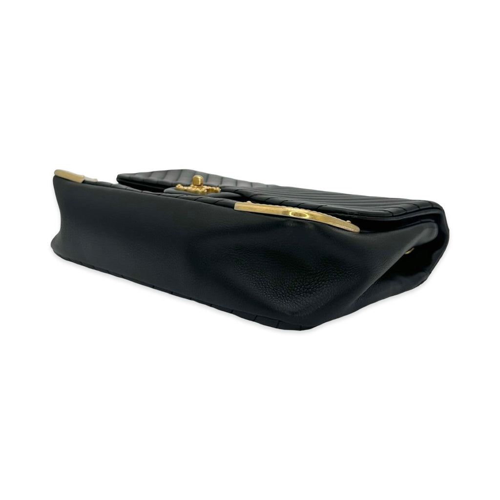 Chanel Chevron Quilted Calfskin Rock the Corner Single Flap