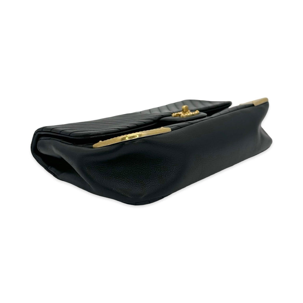 Chanel Chevron Quilted Calfskin Rock the Corner Single Flap