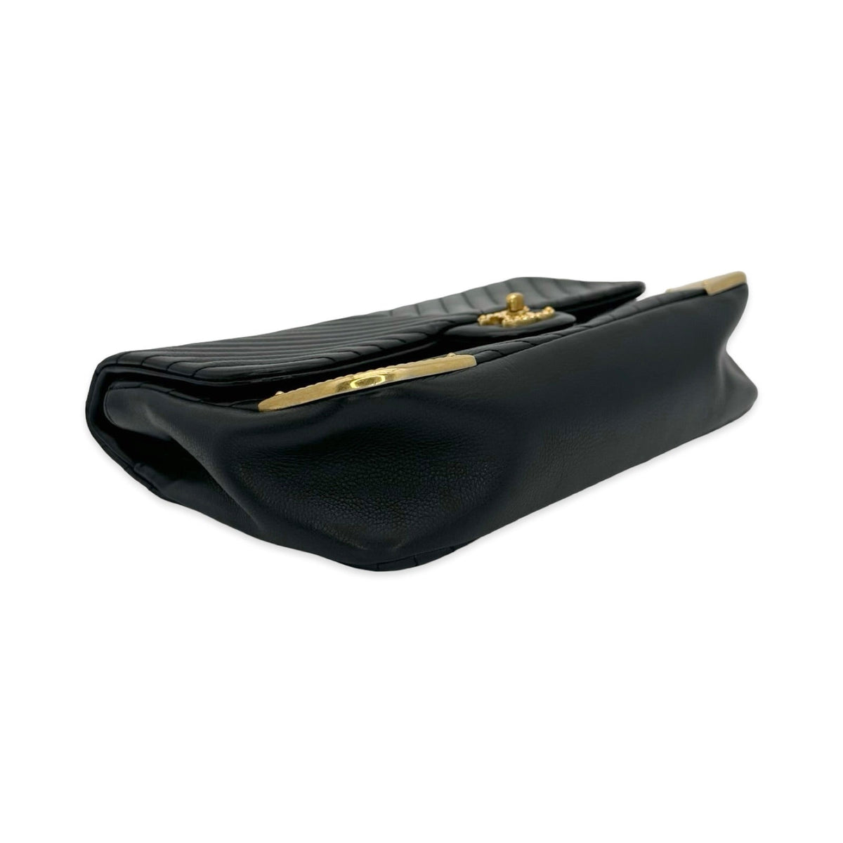 Chanel Chevron Quilted Calfskin Rock the Corner Single Flap
