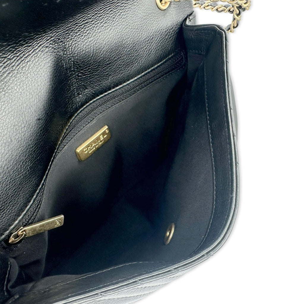 Chanel Chevron Quilted Calfskin Rock the Corner Single Flap