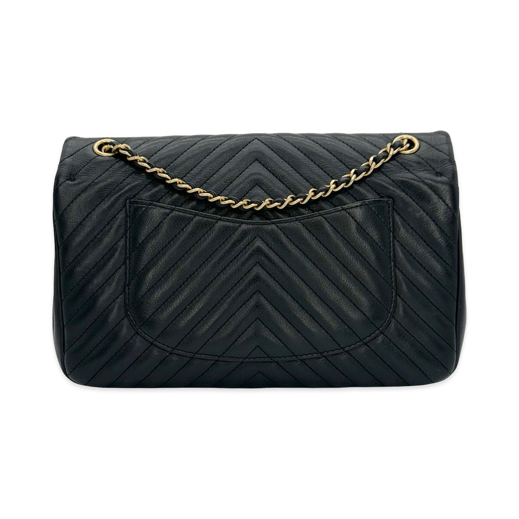 Chanel Chevron Quilted Calfskin Rock the Corner Single Flap
