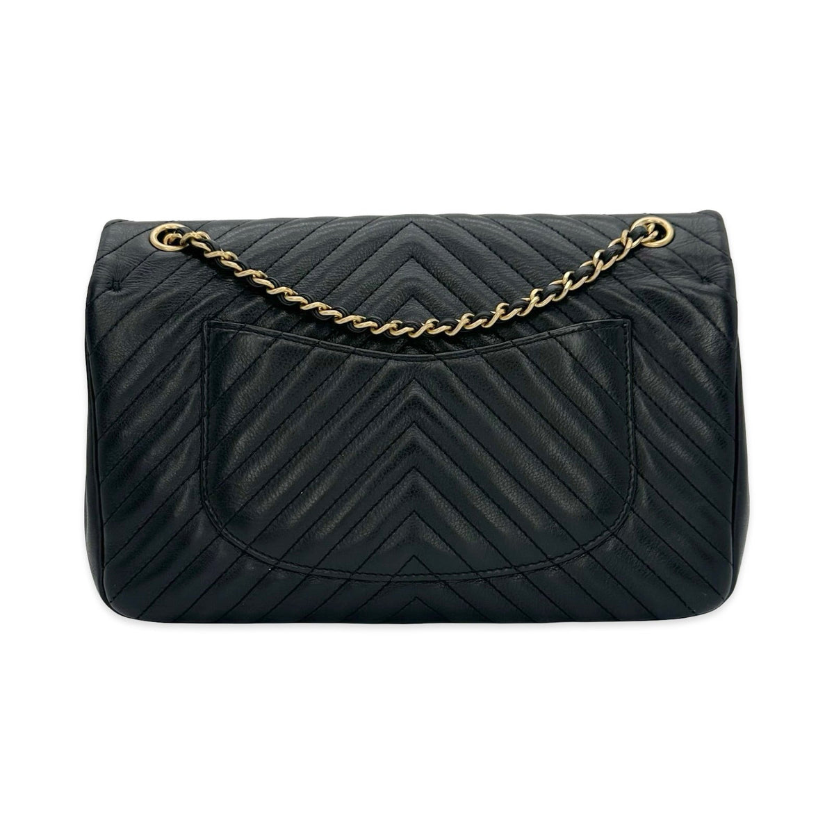 Chanel Chevron Quilted Calfskin Rock the Corner Single Flap