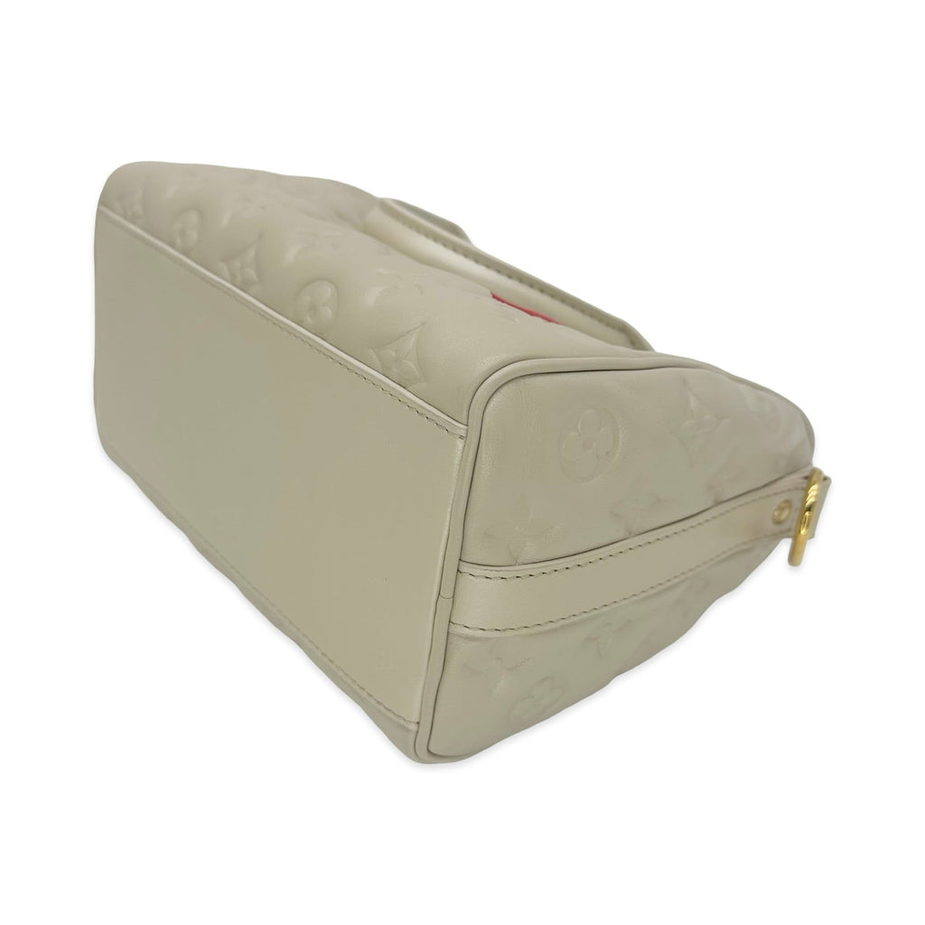 Louis Vuitton Monogram Embossed Lambskin Fall in Love Speedy Bandouliere 22