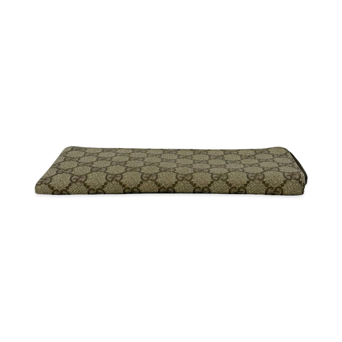 Gucci GG Supreme Long Zip Around Wallet