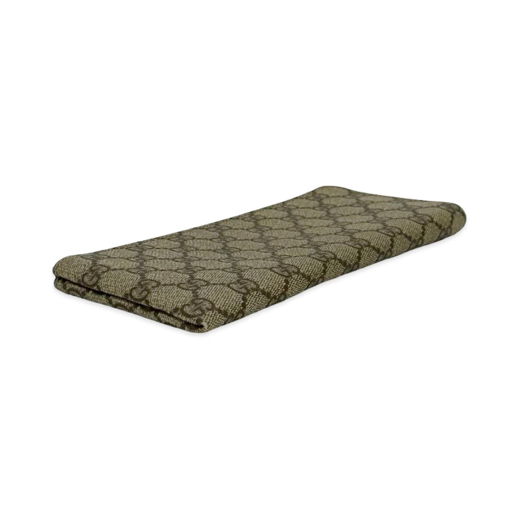 Gucci GG Supreme Long Zip Around Wallet