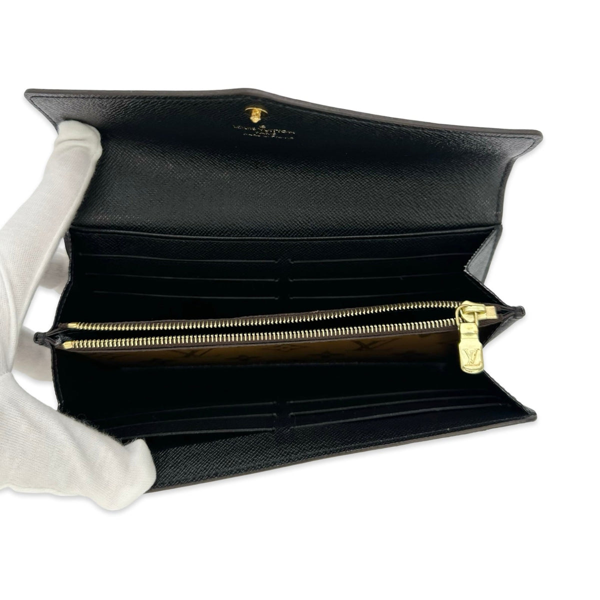 Louis Vuitton Monogram Reverse Sarah Wallet