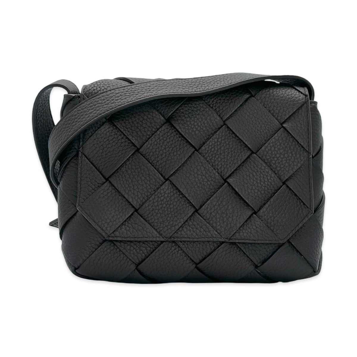 Bottega Veneta Intrecciato Grained Diago Small Messenger Bag