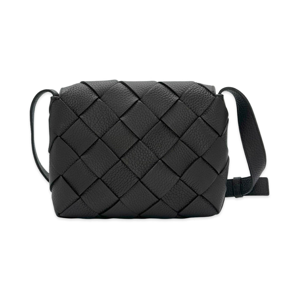 Bottega Veneta Intrecciato Grained Diago Small Messenger Bag