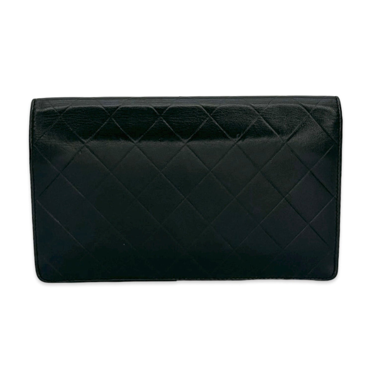Chanel Quilted Embossed Lambskin Timeless Wallet on a Chain