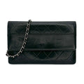 Chanel Quilted Embossed Lambskin Timeless Wallet on a Chain
