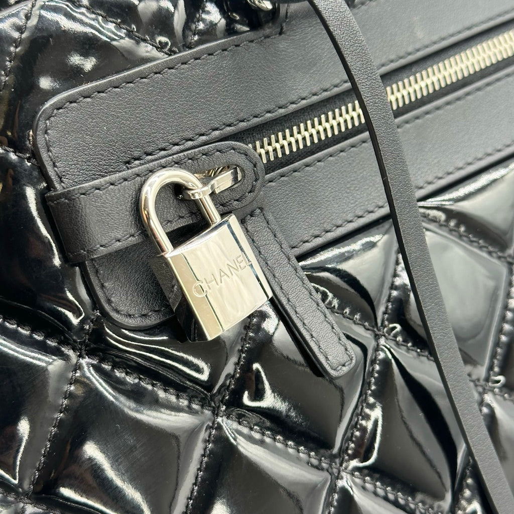 Chanel Quilted Patent Tote