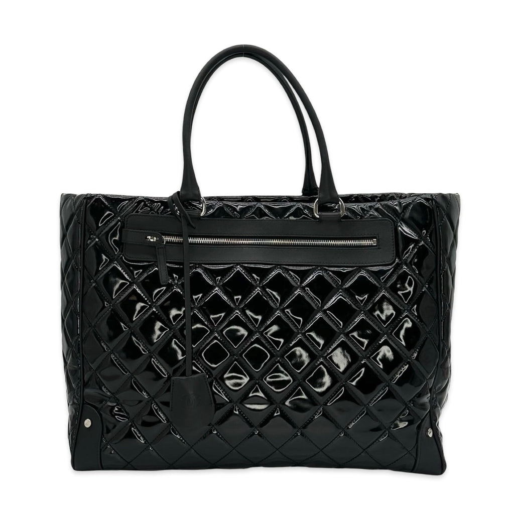 Chanel Quilted Patent Tote