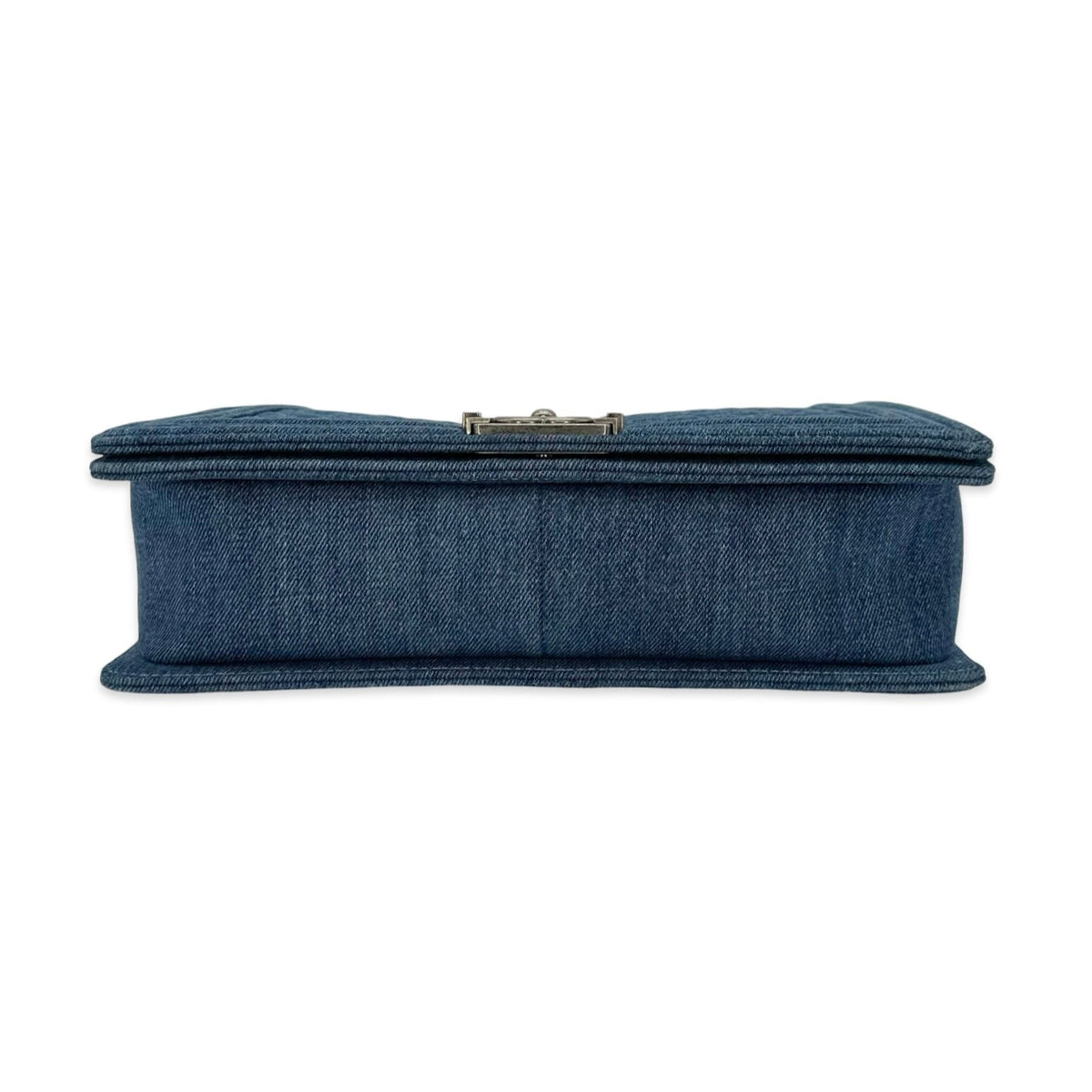 Chanel Quilted Denim Large Boy Bag