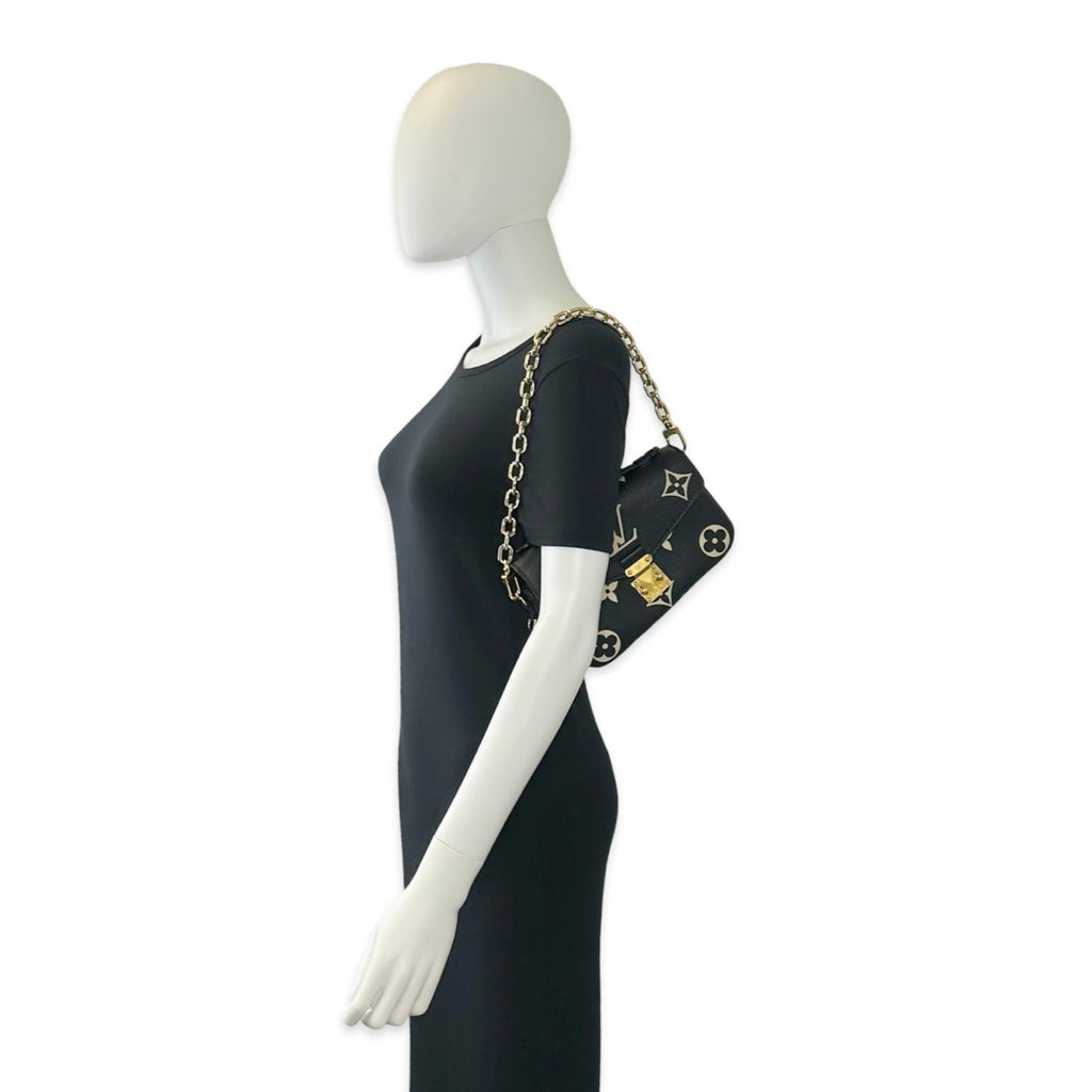 Louis Vuitton Monogram Empreinte Bicolor East West Metis