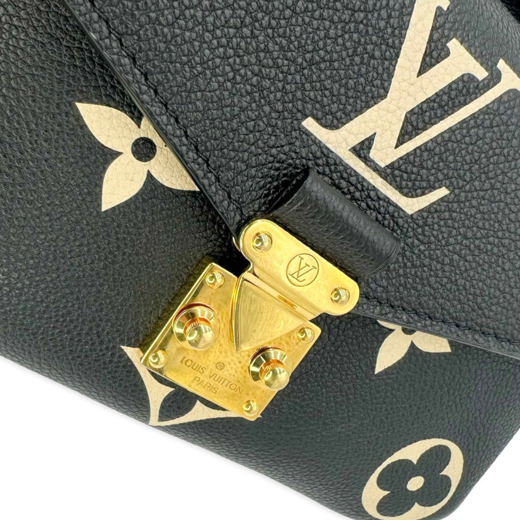 Louis Vuitton Monogram Empreinte Bicolor East West Metis