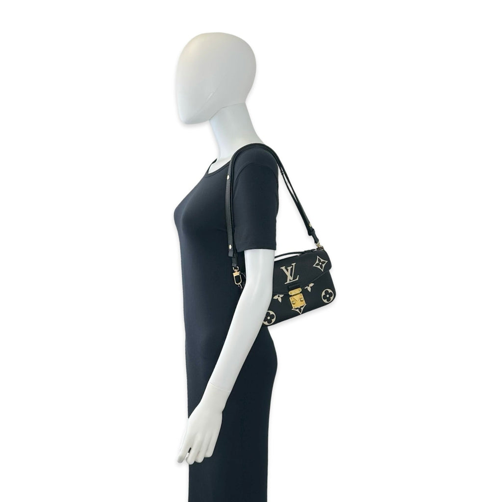 Louis Vuitton Monogram Empreinte Bicolor East West Metis