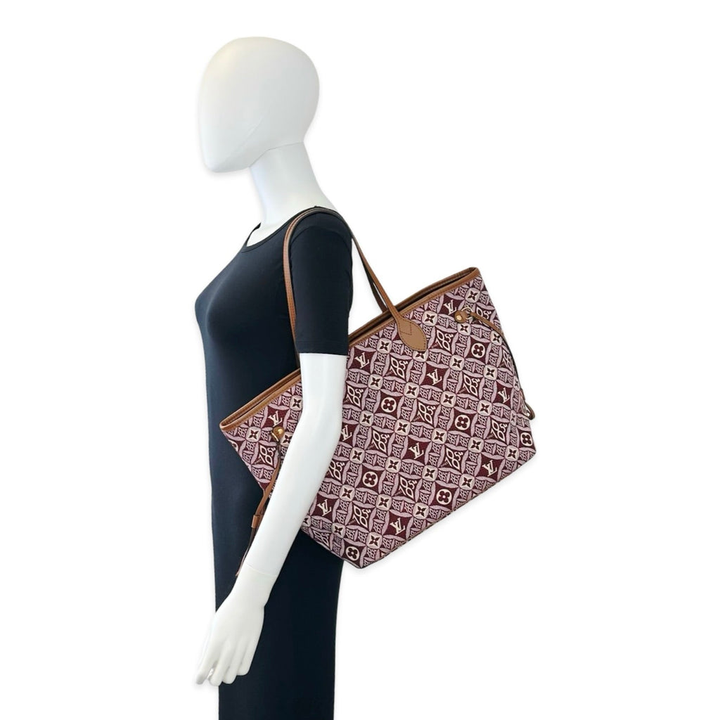 Louis Vuitton Canvas Jacquard 1854 Neverfull MM