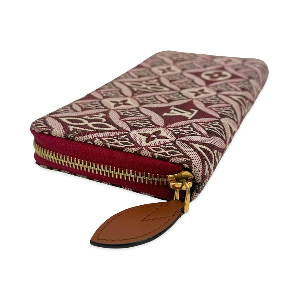 Louis Vuitton Canvas Jacquard 1854 Zippy Wallet