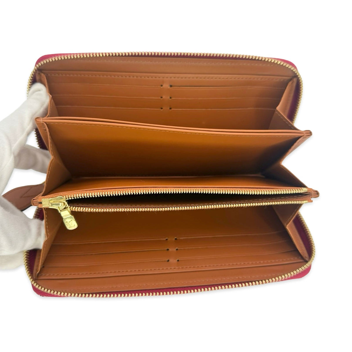 Louis Vuitton Canvas Jacquard 1854 Zippy Wallet