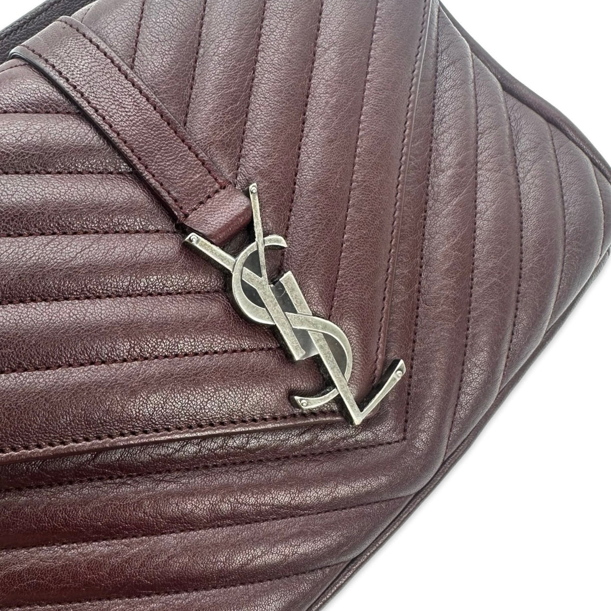 Saint Laurent Quilted Calfskin College