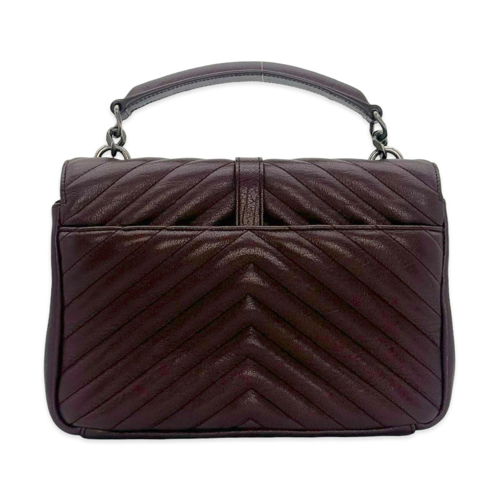 Saint Laurent Quilted Calfskin College