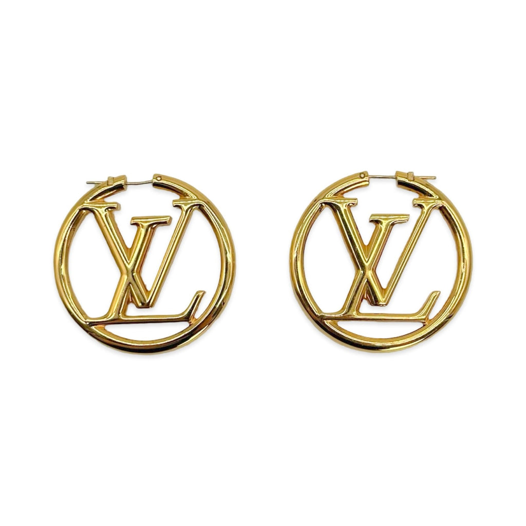 Louis Vuitton Louise Hoop GM Earrings