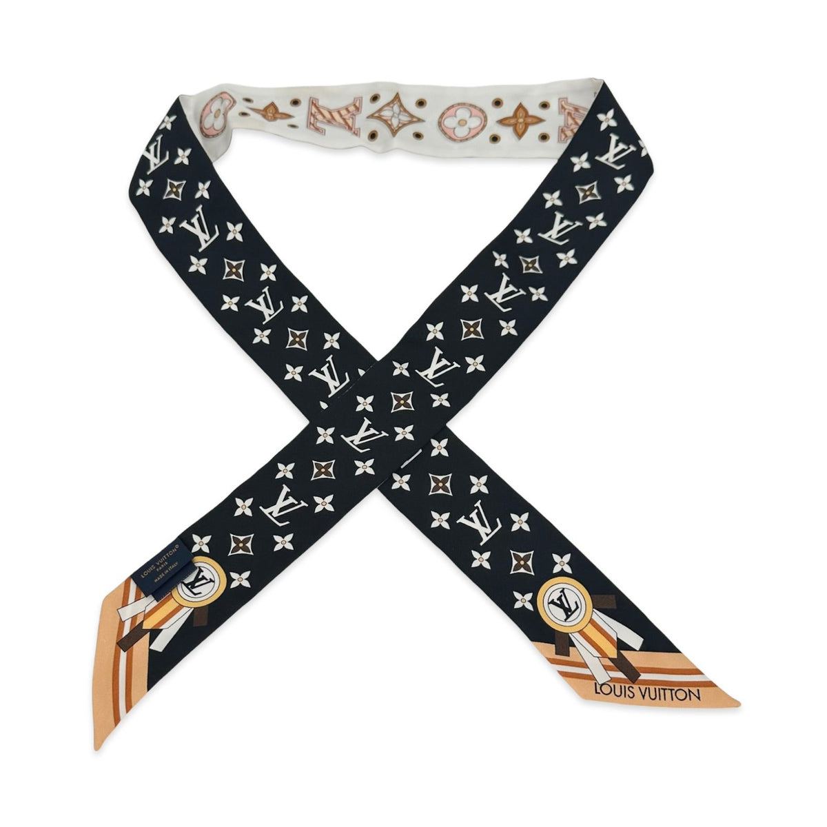 Louis Vuitton Silk From the Cloud BB Bandeau Scarf