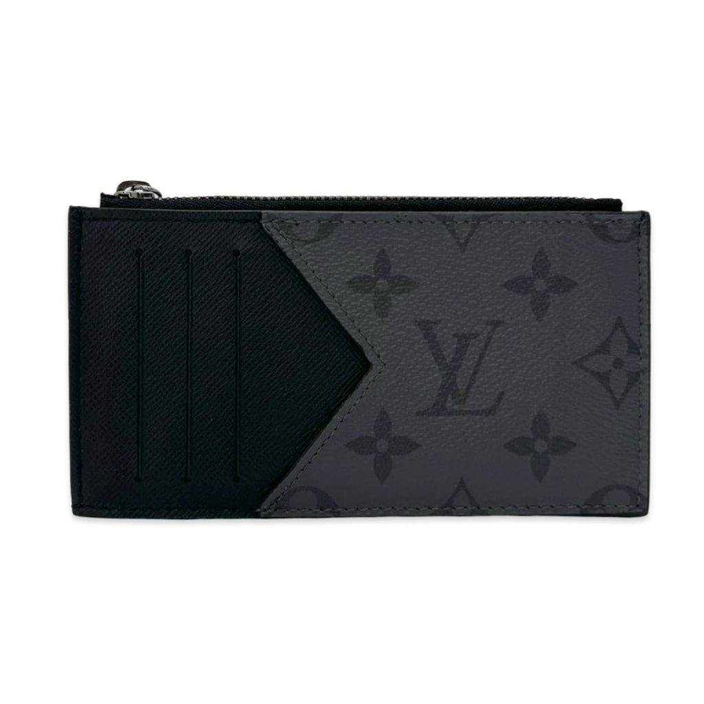 Louis Vuitton Monogram Eclipse Zip Coin Card Case