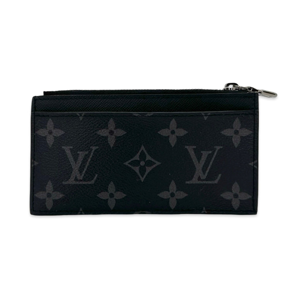 Louis Vuitton Monogram Eclipse Zip Coin Card Case