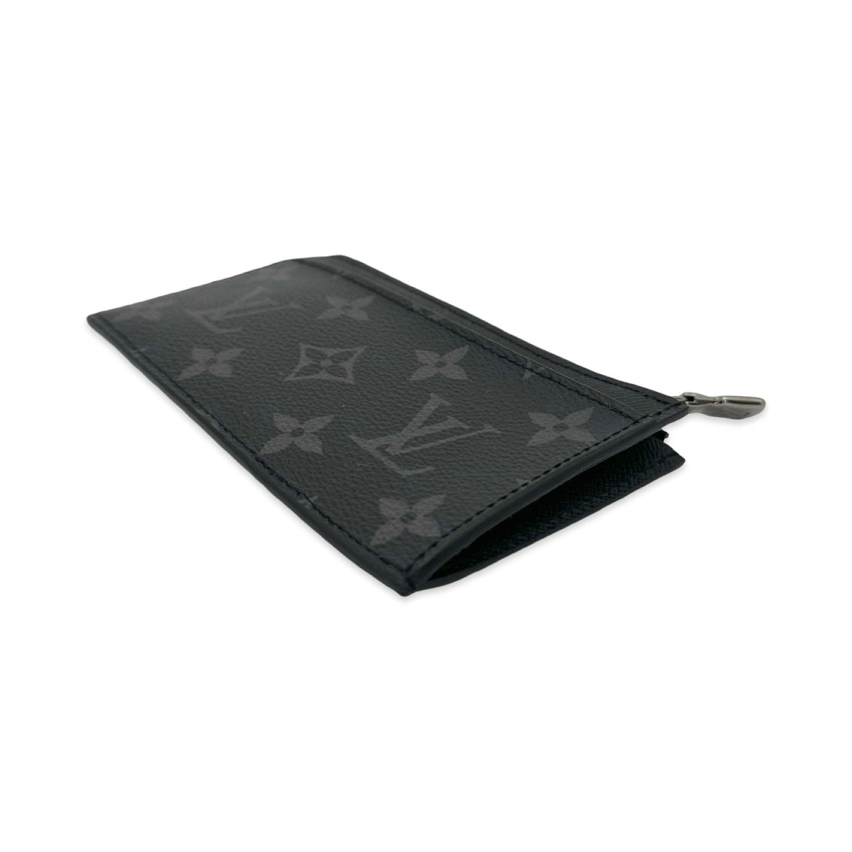 Louis Vuitton Monogram Eclipse Zip Coin Card Case