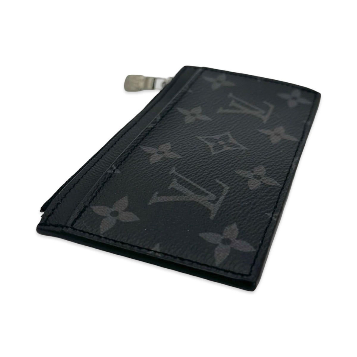 Louis Vuitton Monogram Eclipse Zip Coin Card Case