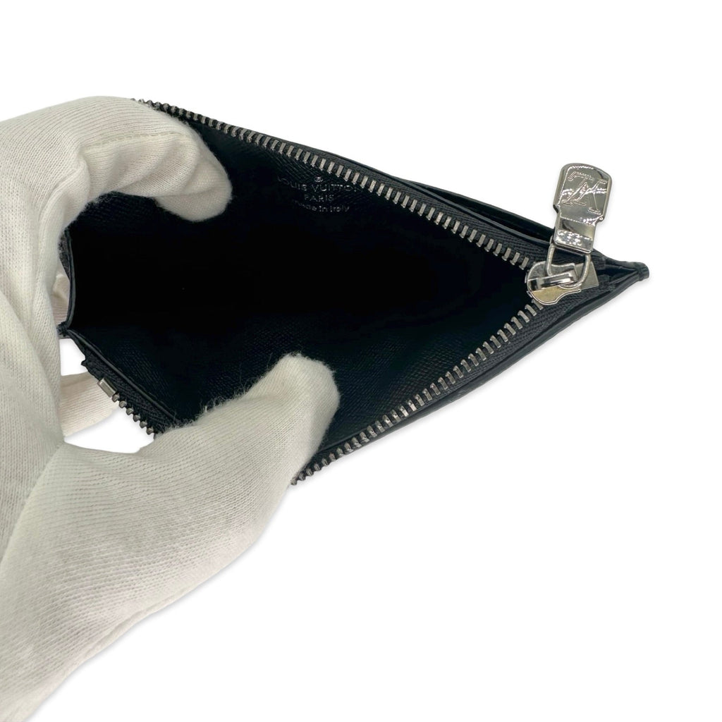 Louis Vuitton Monogram Eclipse Zip Coin Card Case