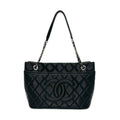 Chanel Quilted Caviar Timeless CC Soft Large Shopping Tote