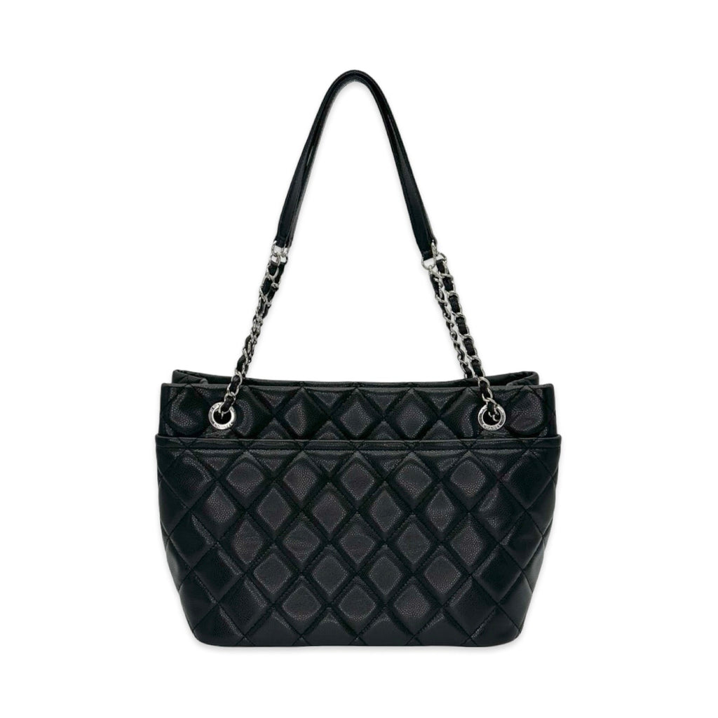 Chanel Quilted Caviar Timeless CC Soft Large Shopping Tote