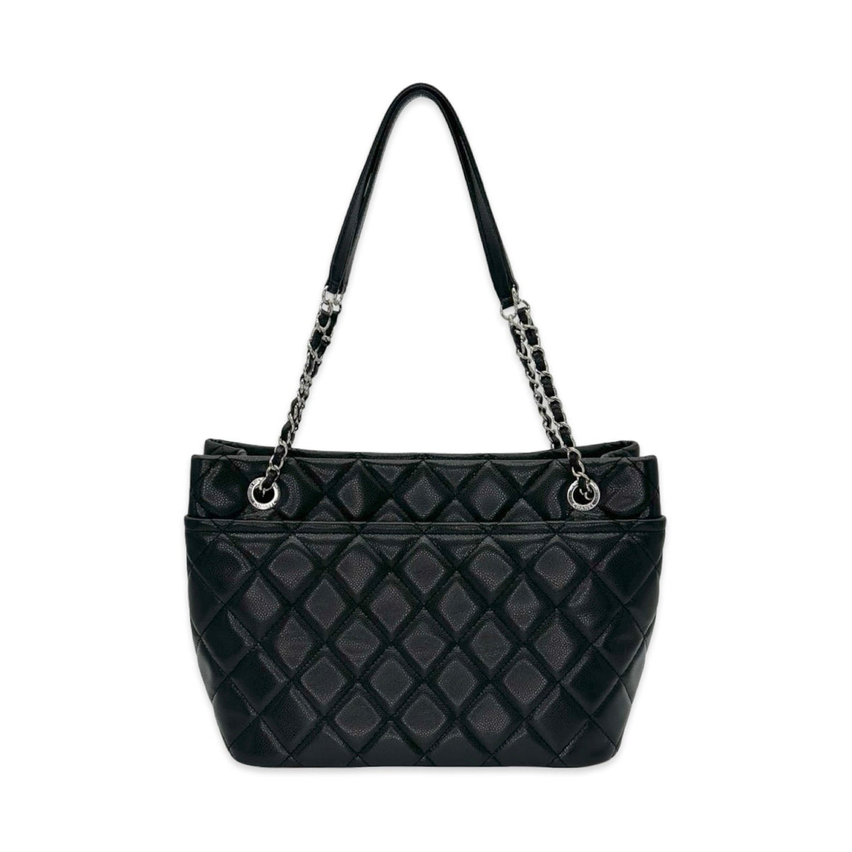 Chanel Quilted Caviar Timeless CC Soft Large Shopping Tote