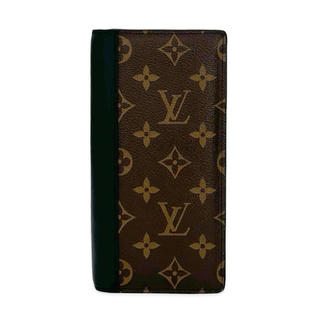 Louis Vuitton Monogram Macassar Brazza Wallet
