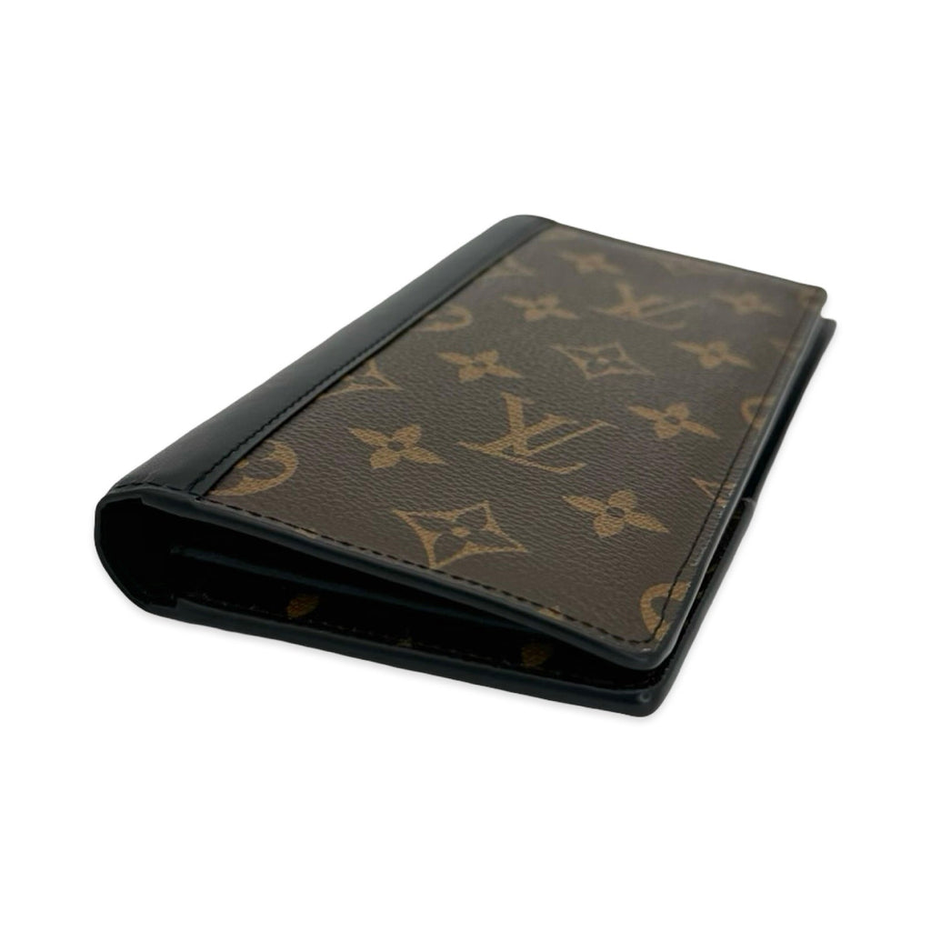 Louis Vuitton Monogram Macassar Brazza Wallet