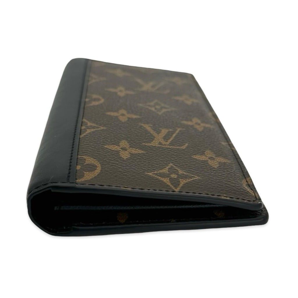 Louis Vuitton Monogram Macassar Brazza Wallet