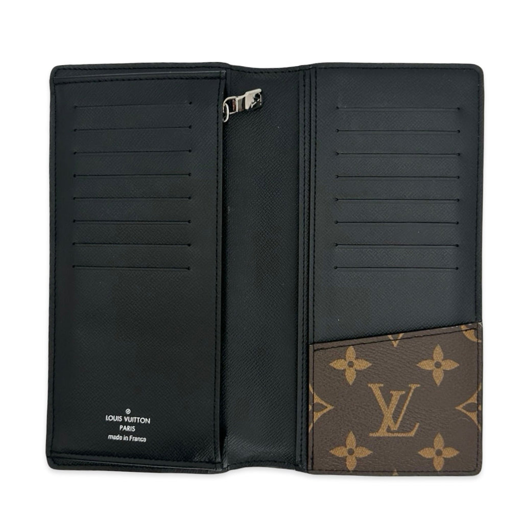 Louis Vuitton Monogram Macassar Brazza Wallet
