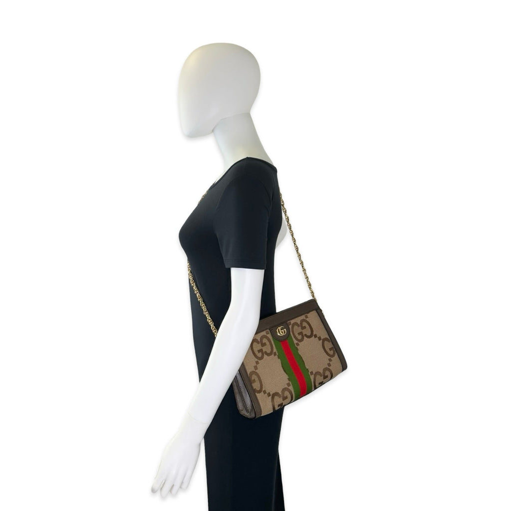 Gucci Jumbo GG Ophidia Chain Shoulder Bag