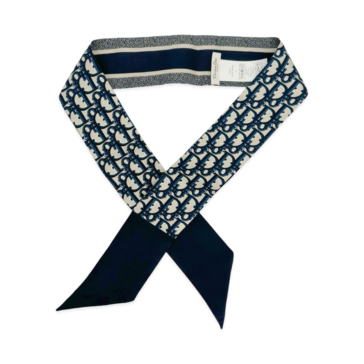 Christian Dior Silk Oblique Mitzah Scarf