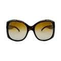 Chanel Tortoiseshell Square CC Sunglasses